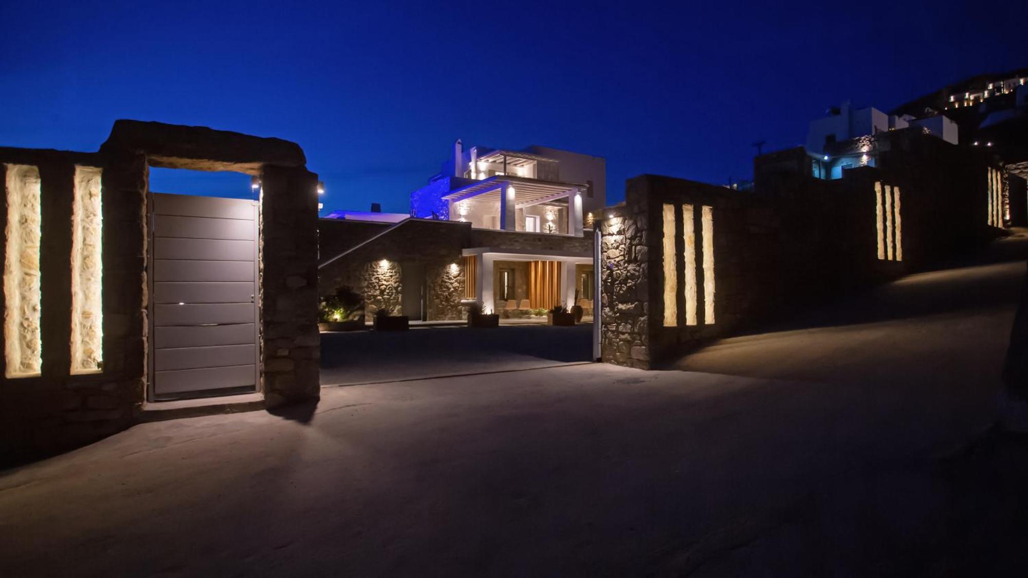 Villa Panamera Mykonos, Private Heaven, Supreme View! Fanari  Exteriér fotografie