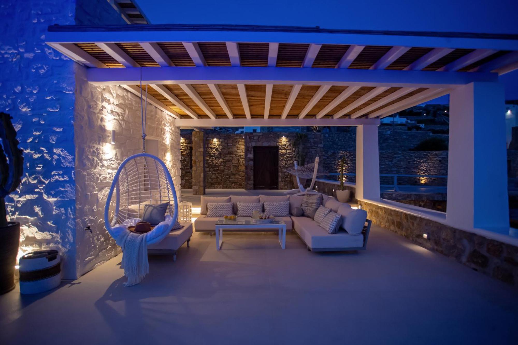 Villa Panamera Mykonos, Private Heaven, Supreme View! Fanari  Exteriér fotografie