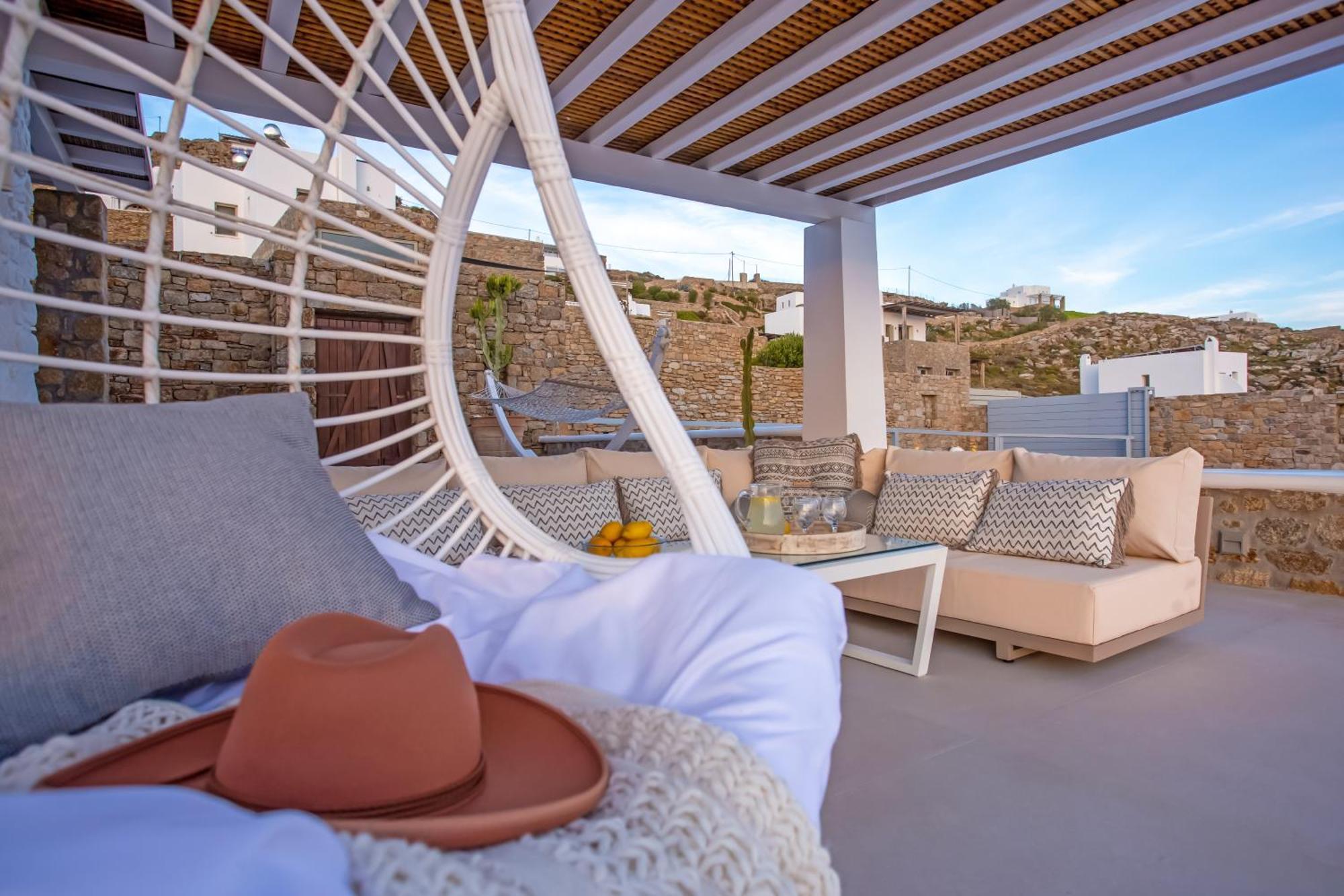 Villa Panamera Mykonos, Private Heaven, Supreme View! Fanari  Exteriér fotografie
